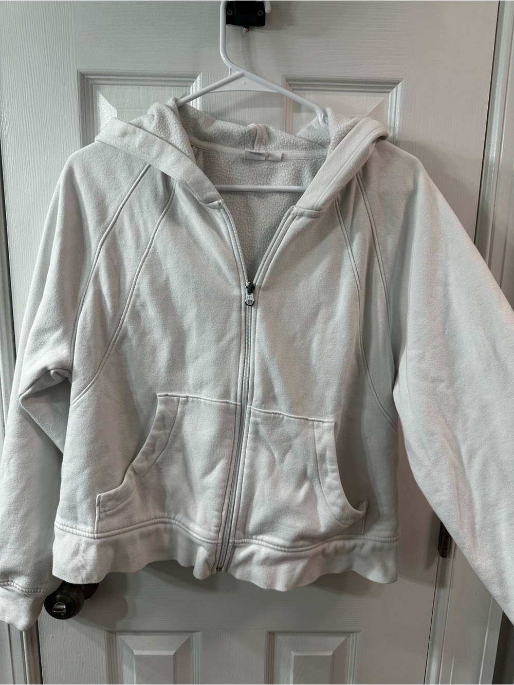 GAP Cream Cozy Fleece Hoodie